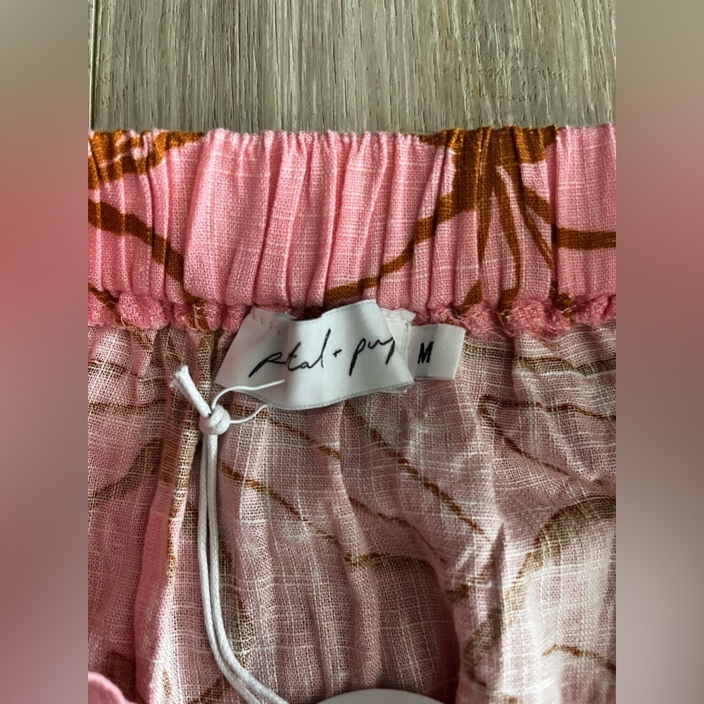 NWT Petal & Pup Women's Kasey High Waisted Maxi  Skirt Pink Floral - Medium - Picture 4 of 8